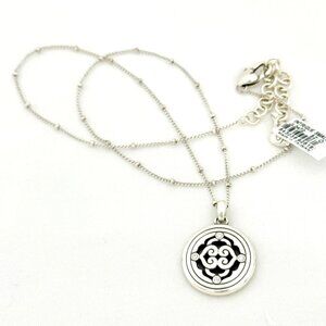 Brighton Reversible Silver/Two Tone "Intrigue" Necklace - NWT